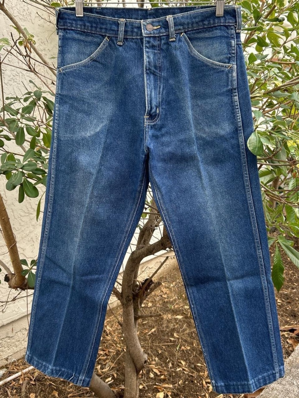 Vintage 1990s Big Yank 683 Jeans Men’s 32x26 Faded Wide Straight Denim